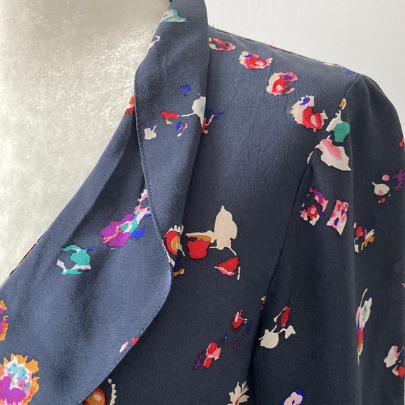 Rebecca Tylor Flower Print Shirt Dress - Picture 7 of 8